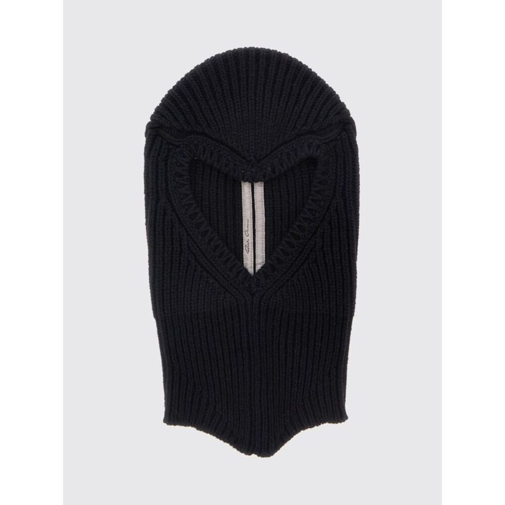 Rick Owens Men Rib-Knit Balaclava Rick Owens In A Soft Cashmere And Wool Blend